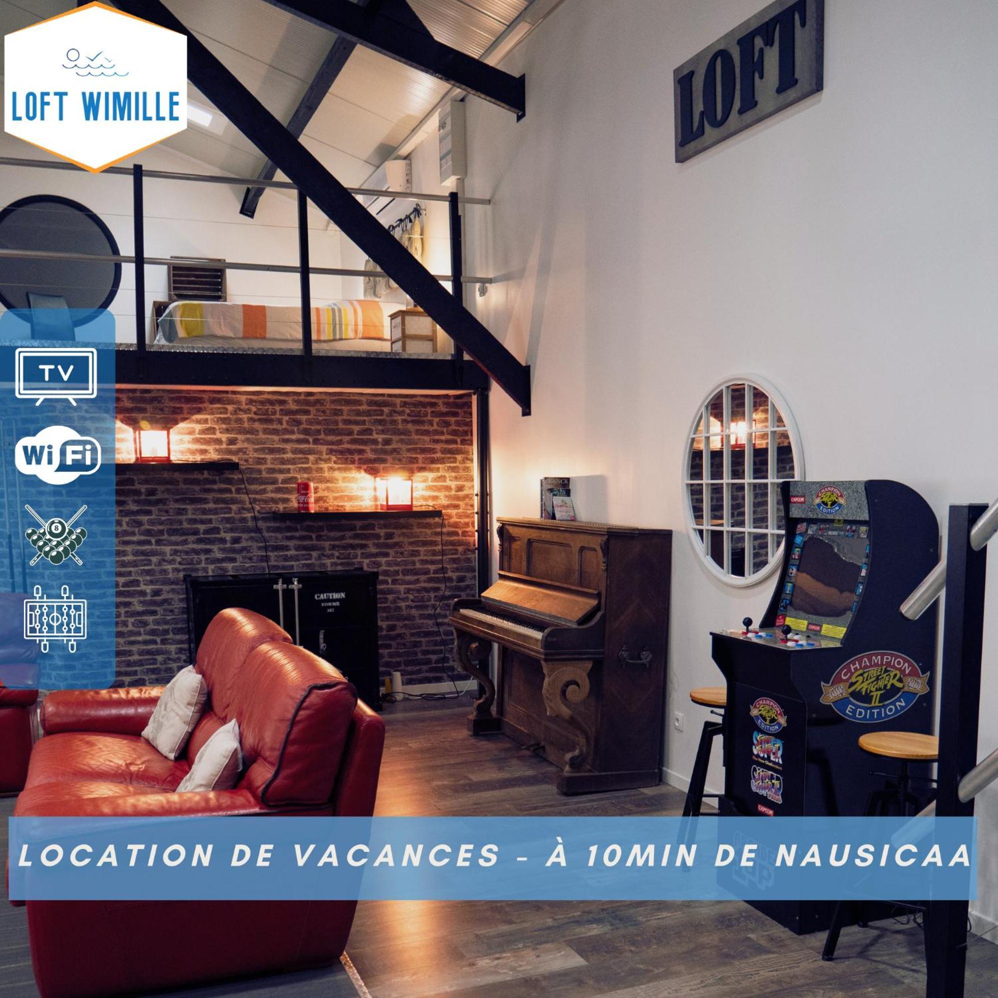 Loft Spacieux A Wimille, Proche De Nausicaa Et Des Plages, 8 Couchages Eksteriør bilde