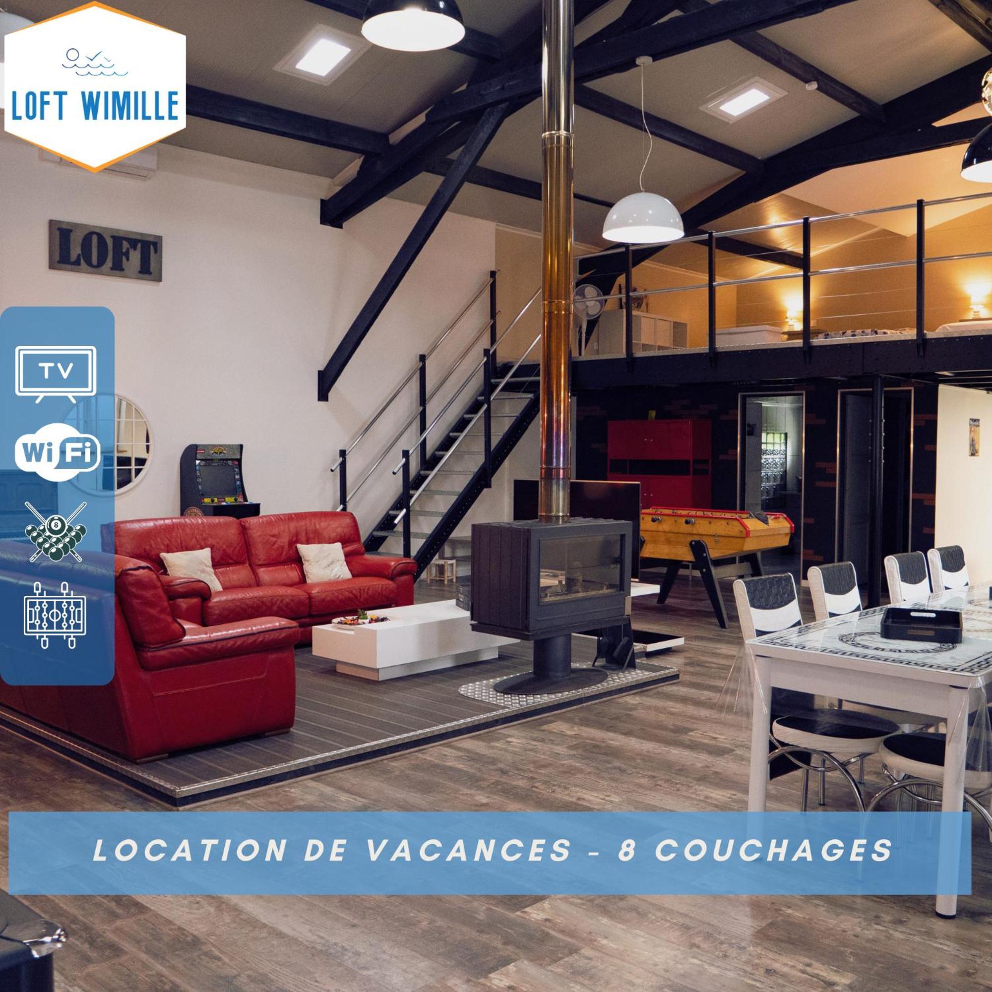 Loft Spacieux A Wimille, Proche De Nausicaa Et Des Plages, 8 Couchages Eksteriør bilde