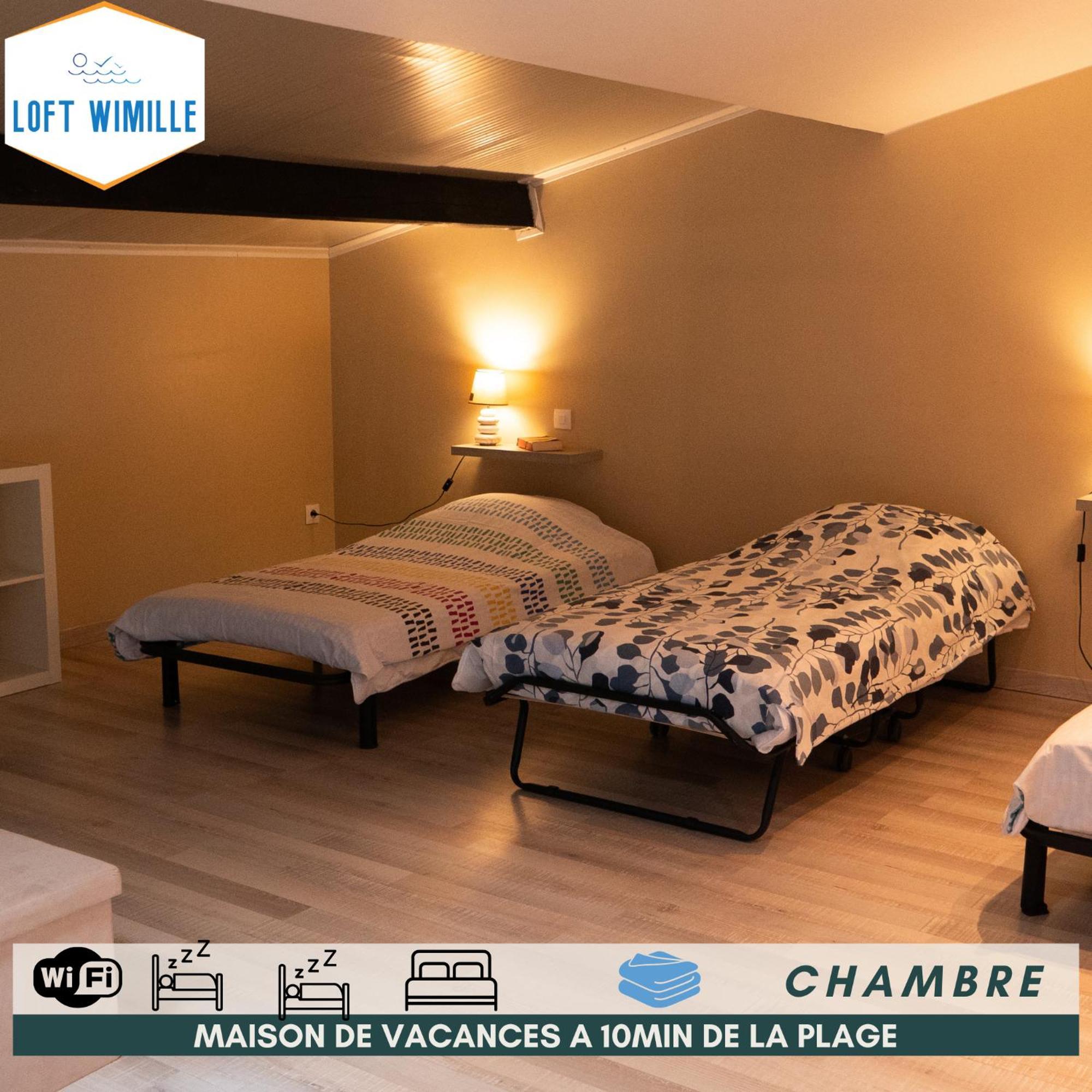 Loft Spacieux A Wimille, Proche De Nausicaa Et Des Plages, 8 Couchages Eksteriør bilde